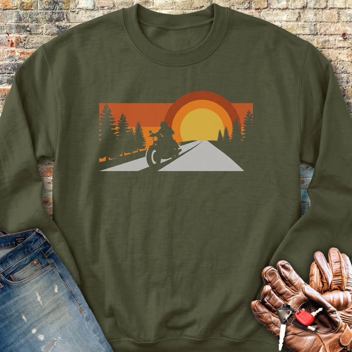 Last Light Sweatshirt - Military Green