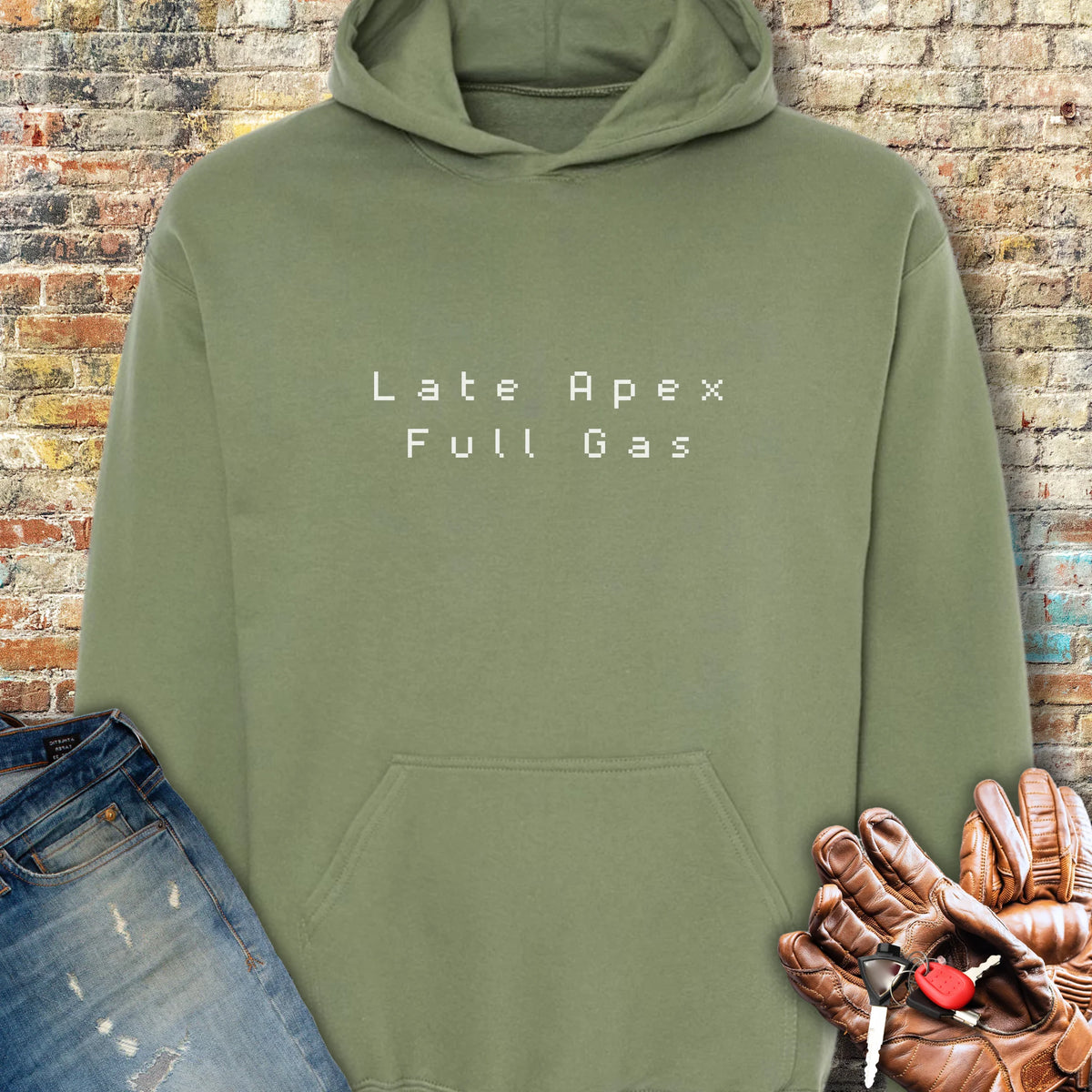 Late Apex Hoodie - Military Green