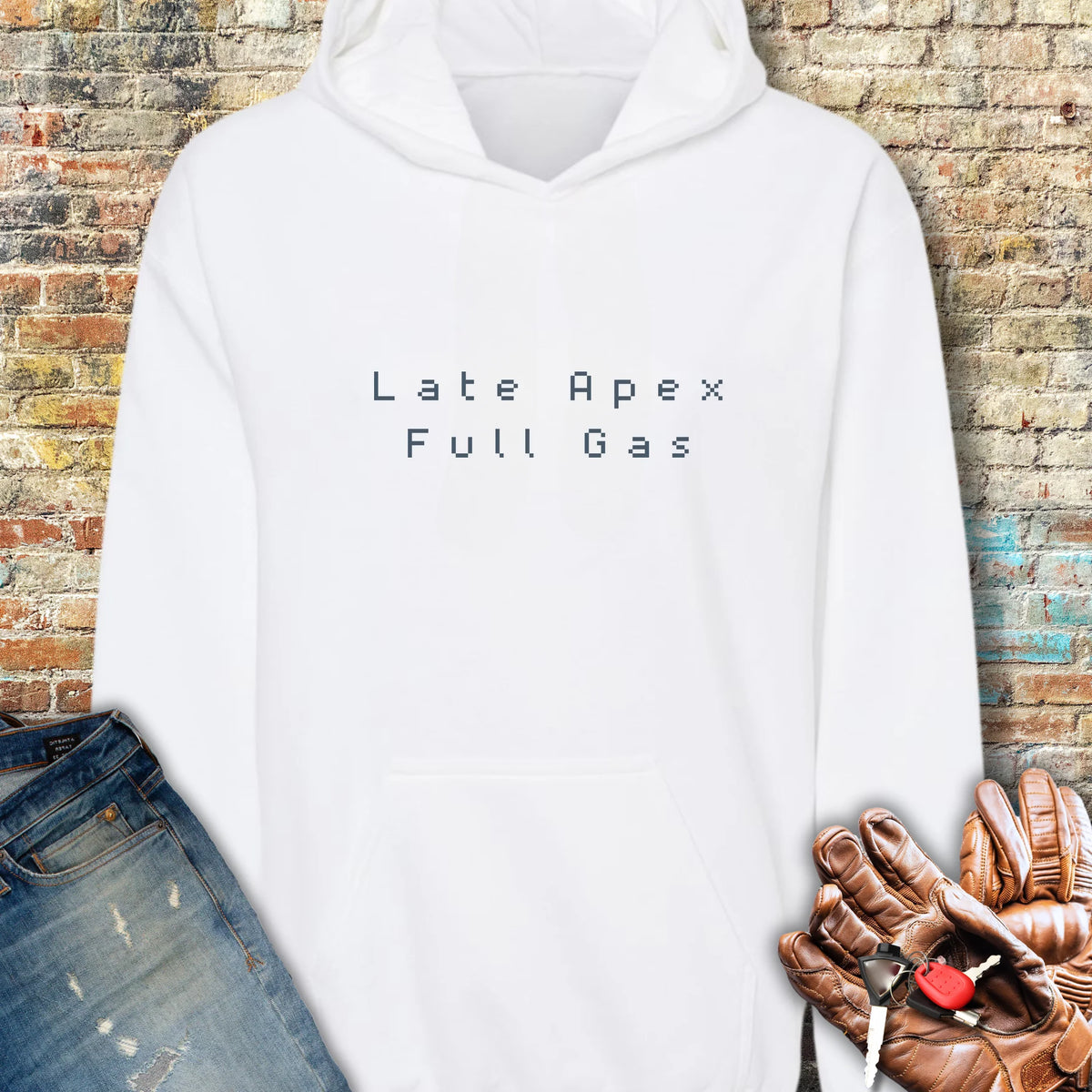 Late Apex Hoodie - White