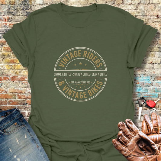 Leak A Little T-Shirt - Military Green