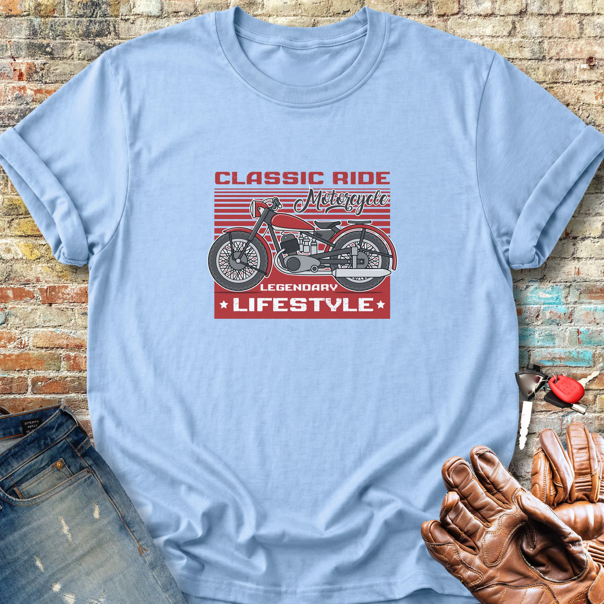 Legendary Classic T-Shirt - Light Blue