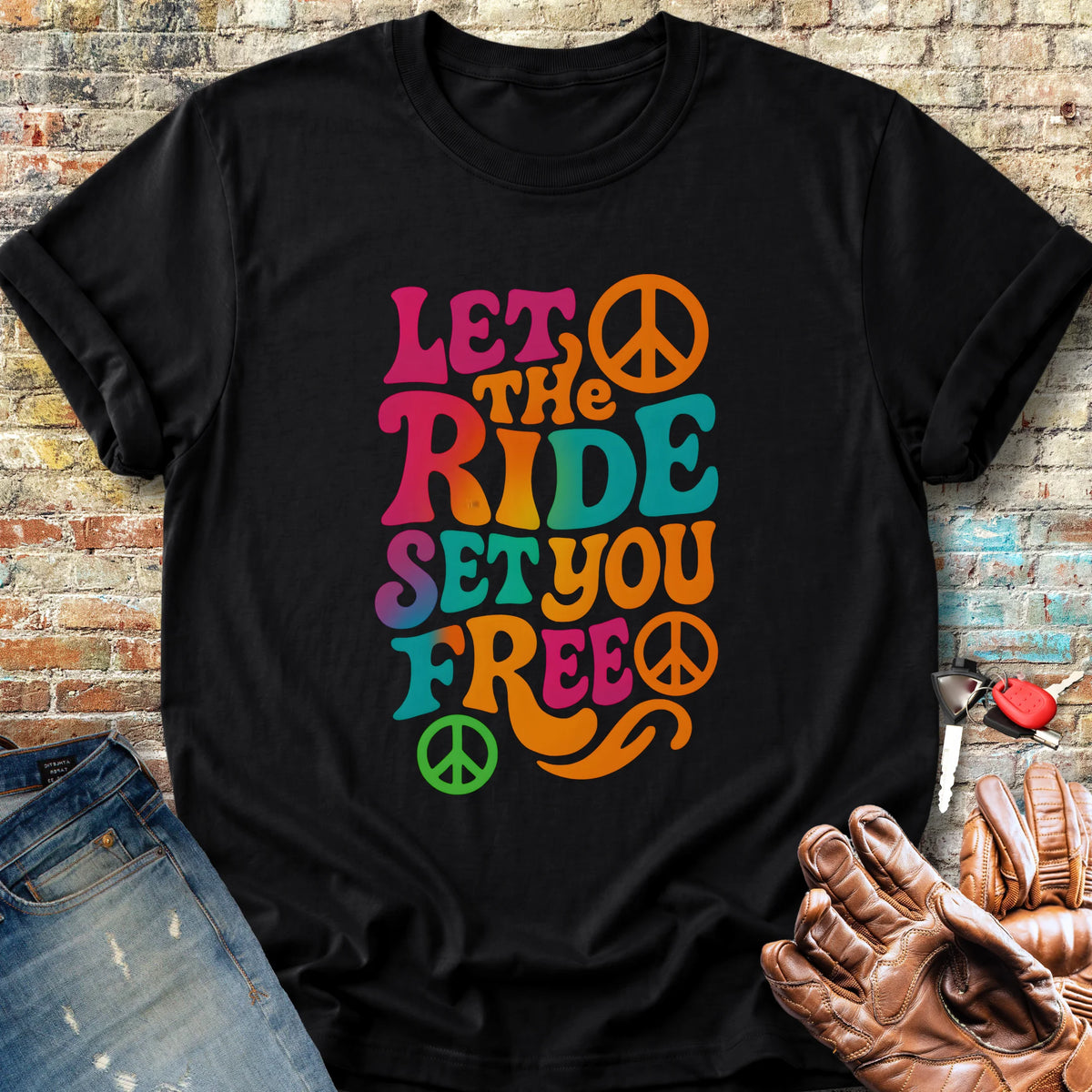Let The Ride Classic T-Shirt - Black