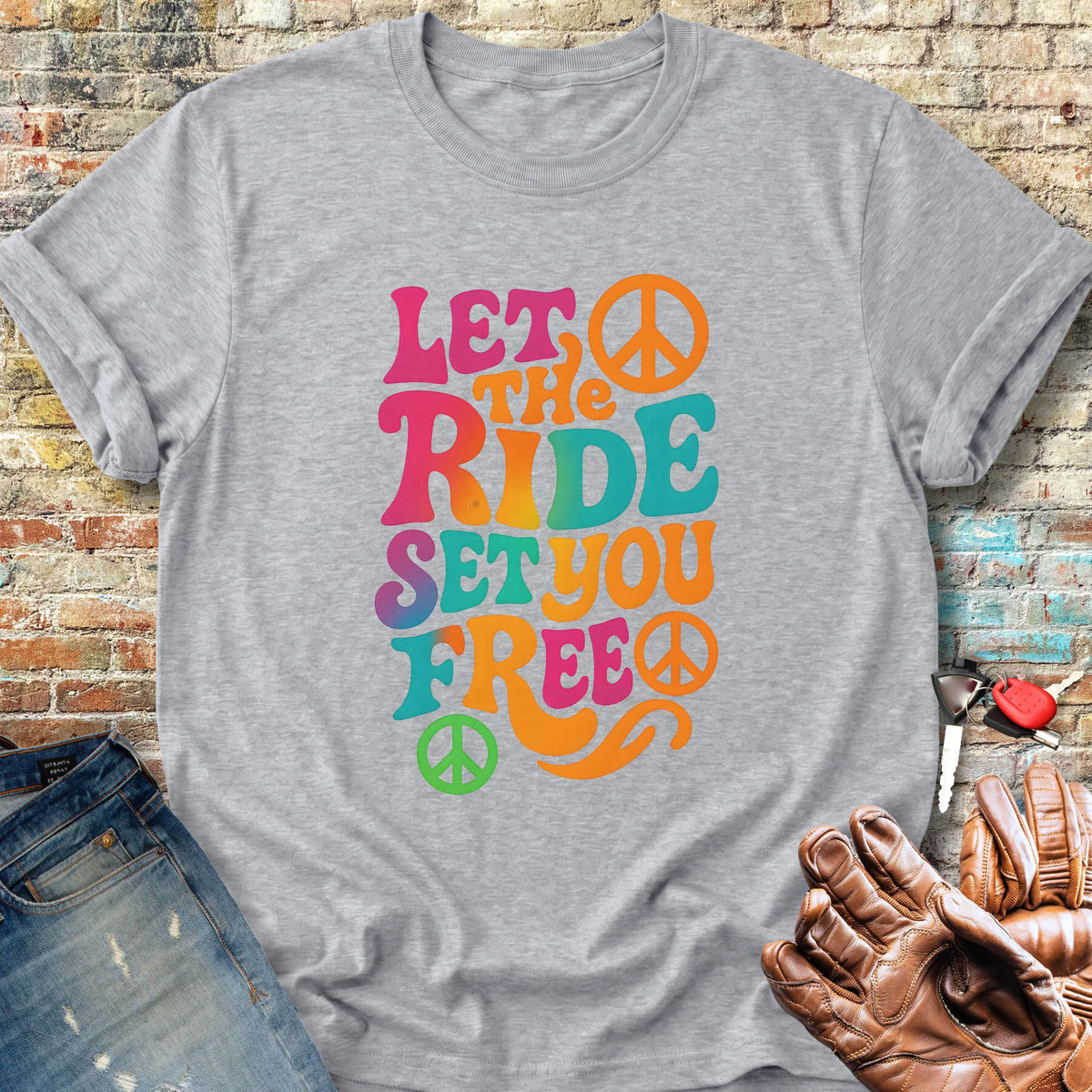Let The Ride Classic T-Shirt - Sport Grey