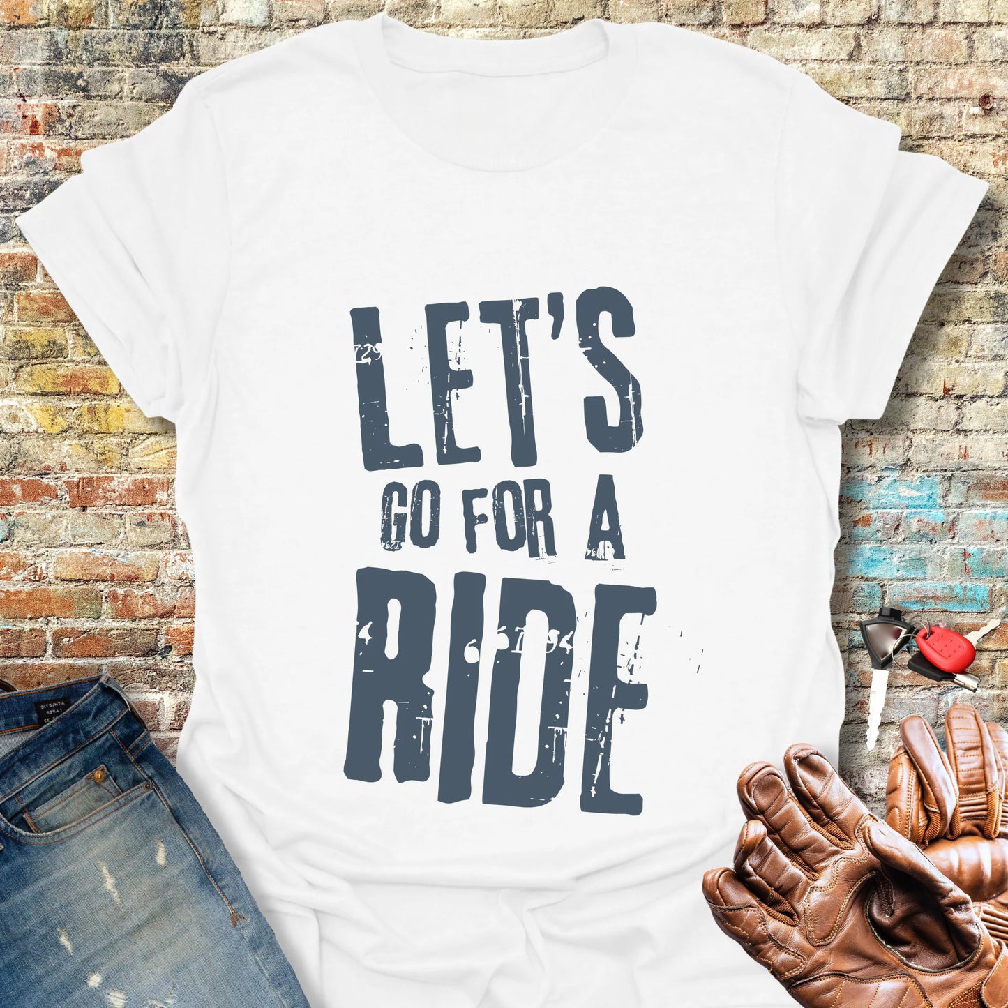 Let's Go Large T-Shirt - White