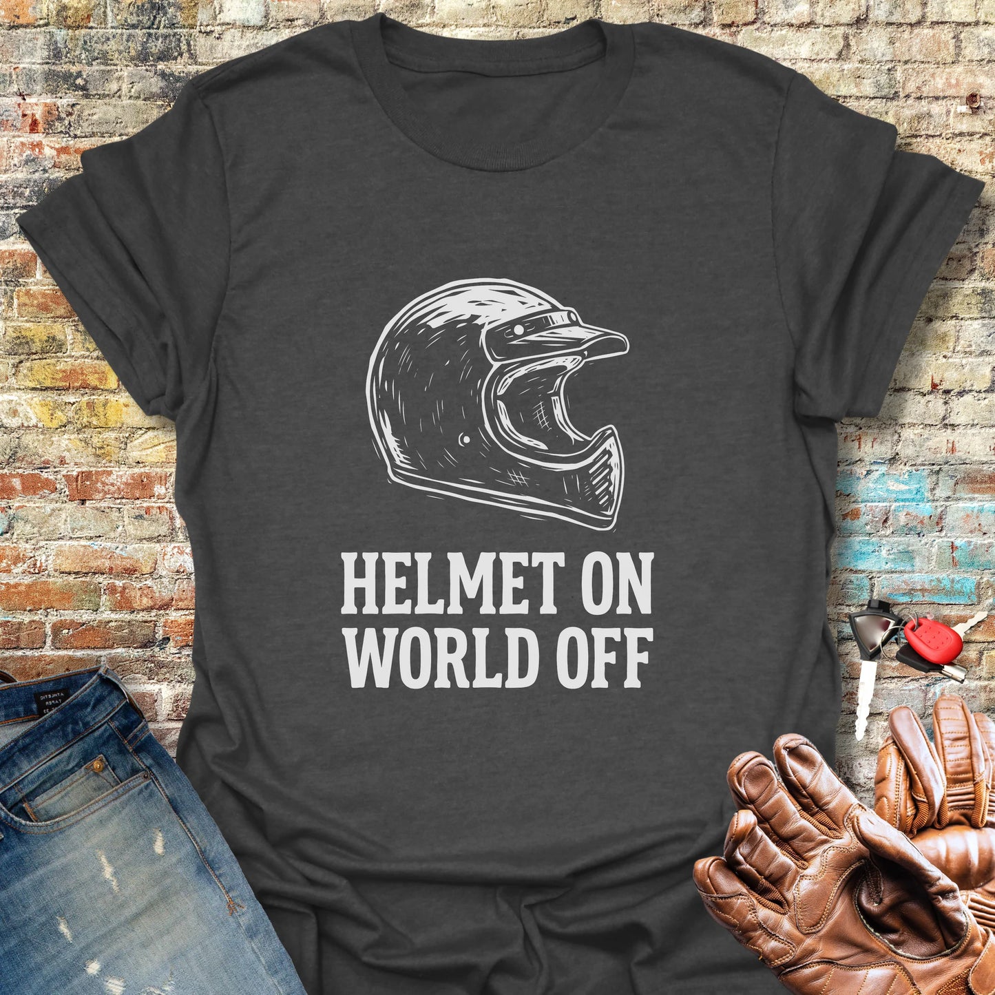Lid On T-Shirt - Dark Heather