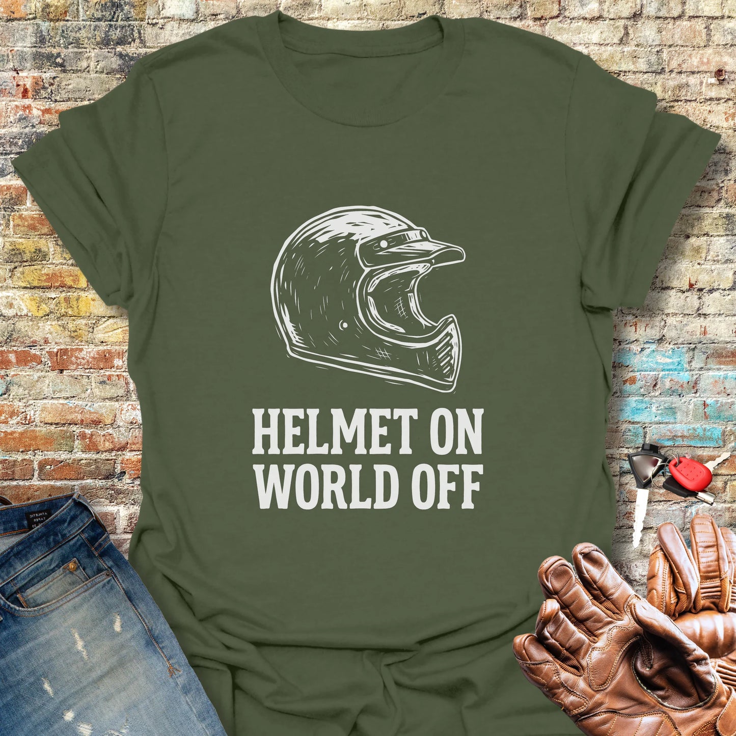 Lid On T-Shirt - Military Green