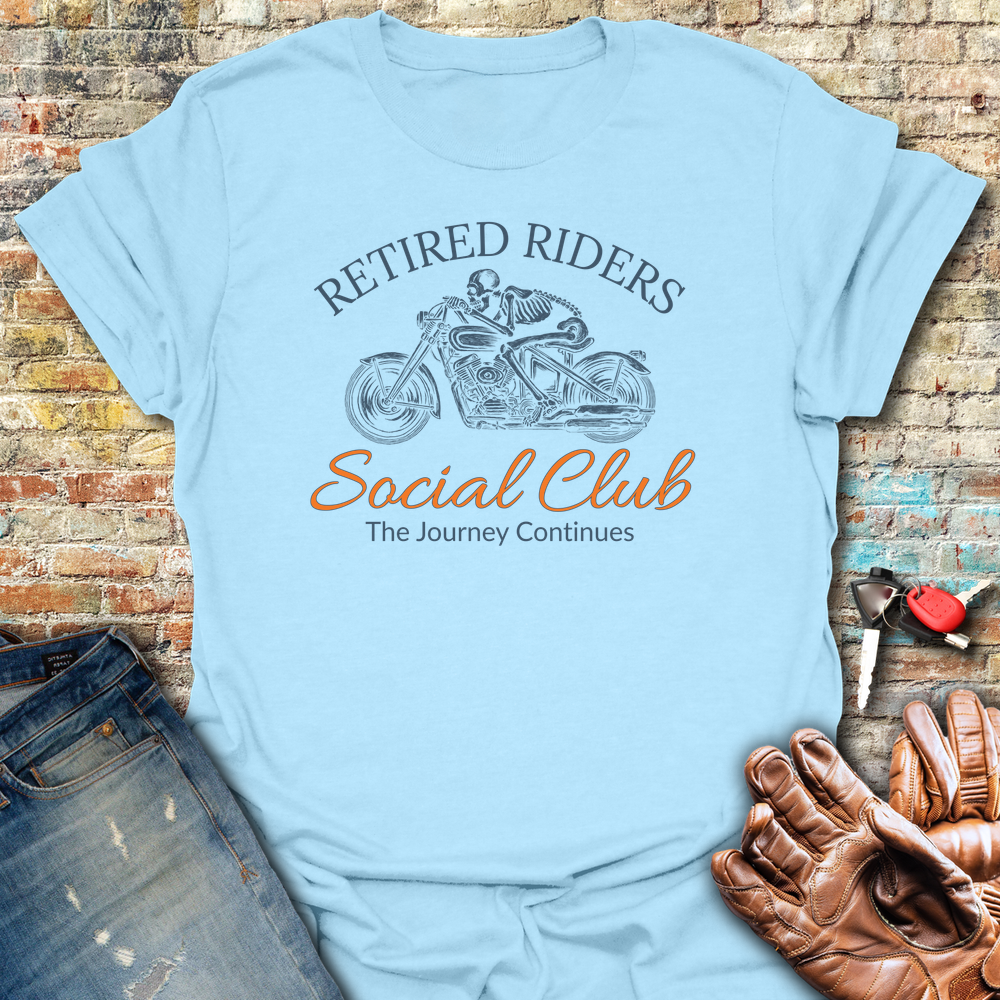 The Journey Continues T-Shirt - Light Blue