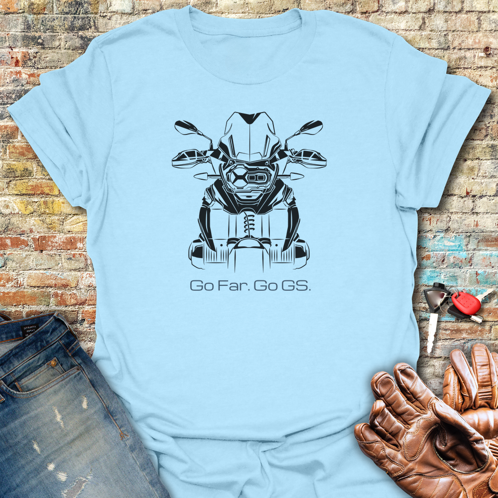 Go Far T-Shirt - Light Blue