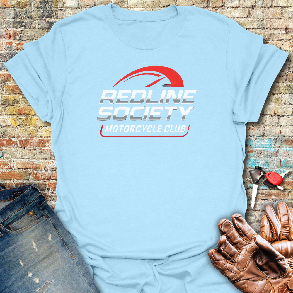 Redline Society T-Shirt - Light Blue