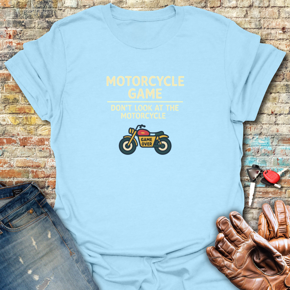 Game Over T-Shirt - Light Blue