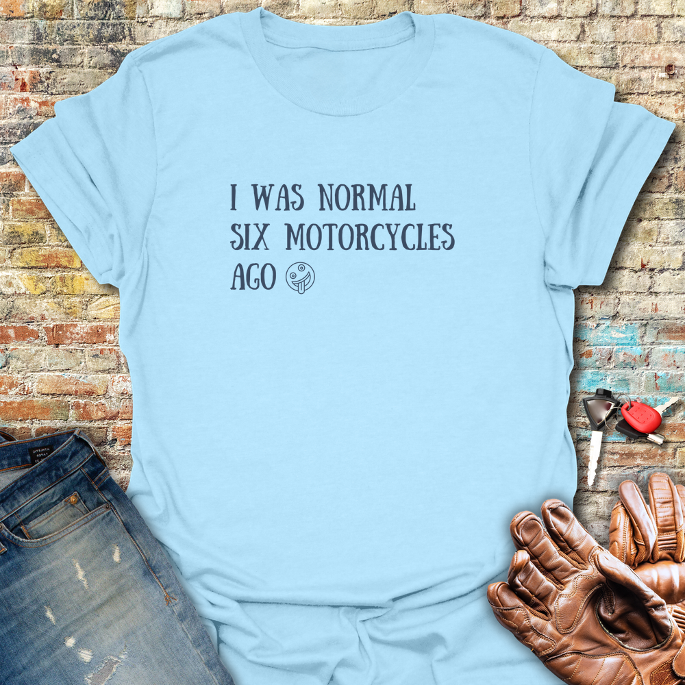 Normal Six T-Shirt - Light Blue