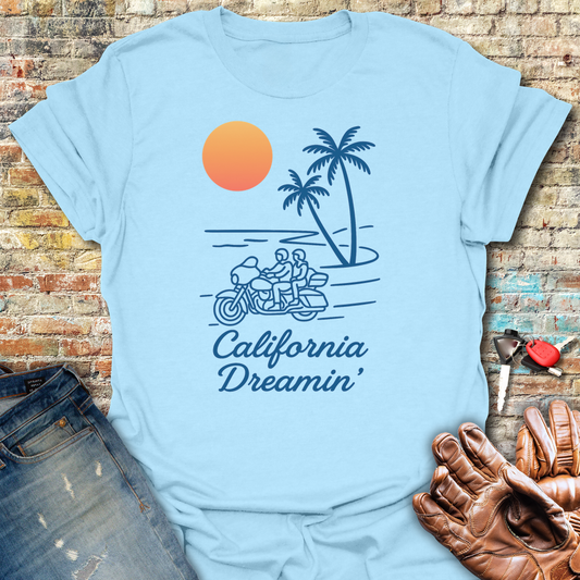 California Dreamin T-Shirt - Light Blue
