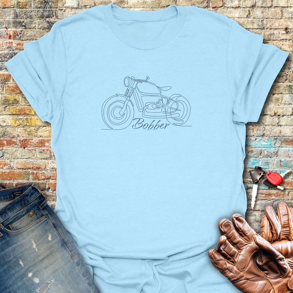 Bobber Line T-Shirt - Light Blue