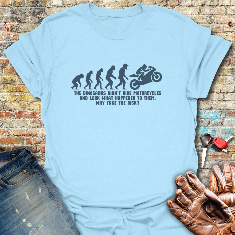 Sports Dinosaurs T-Shirt - Light Blue