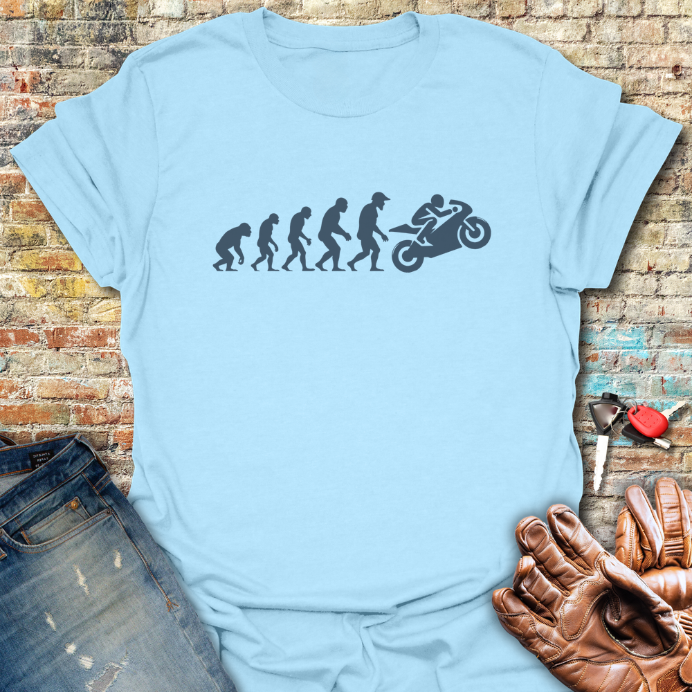Racer Evolution T-Shirt - Light Blue