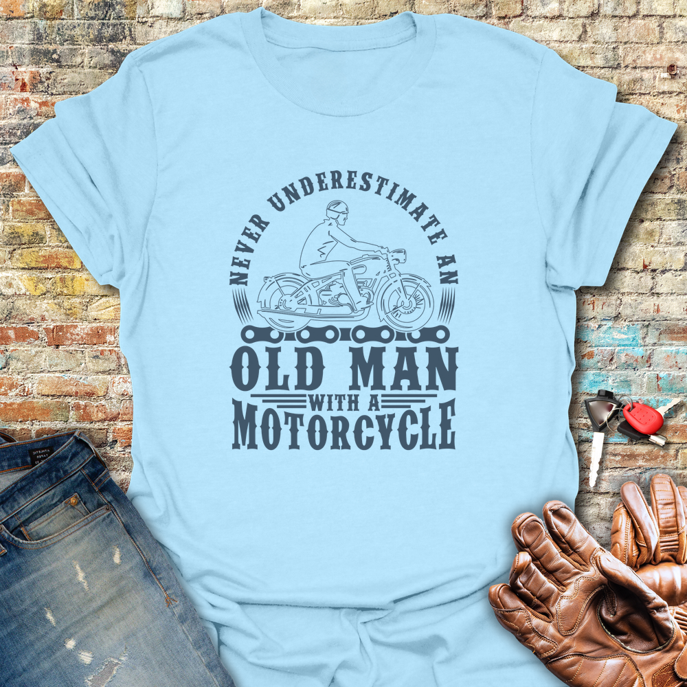 Old Man T-Shirt - Light Blue