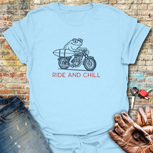 Ride Chill T-Shirt - Light Blue