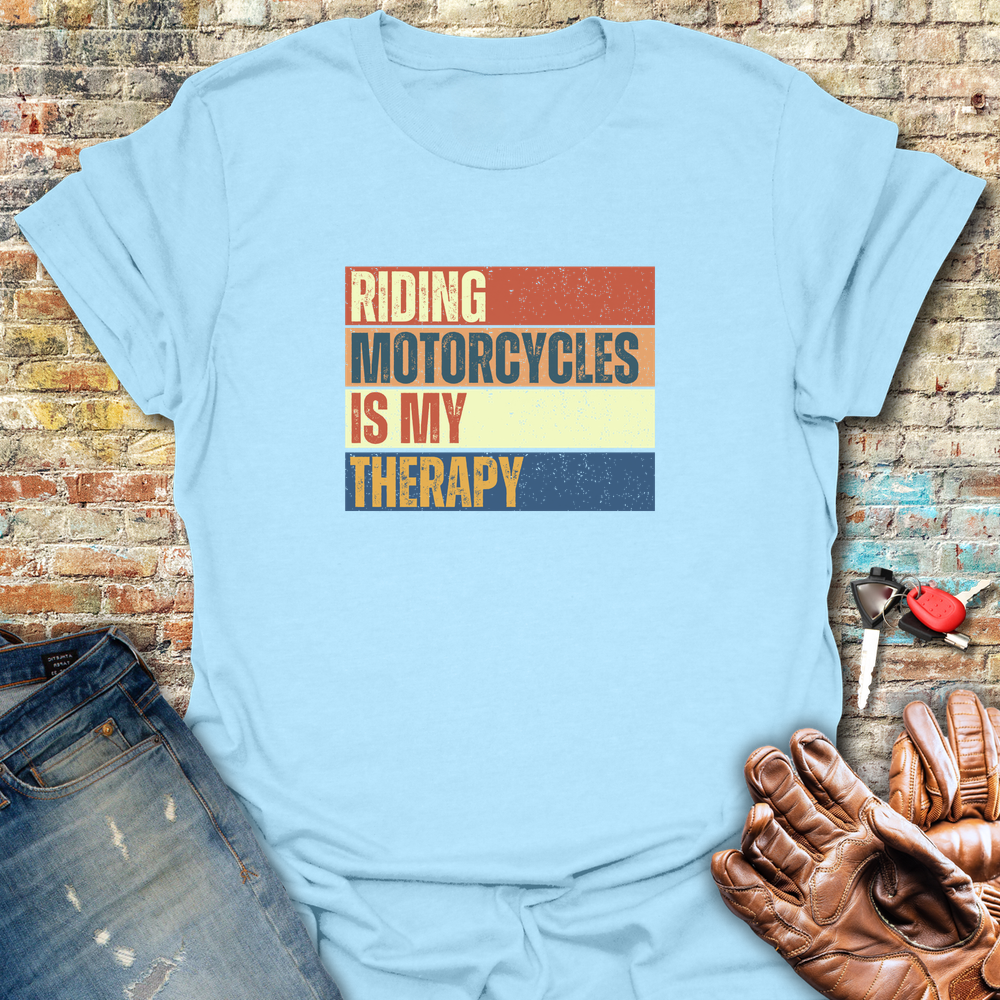 Therapy Block T-Shirt - Light Blue