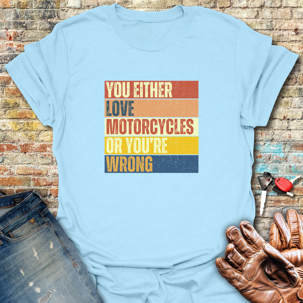 Wrong Block T-Shirt - Light Blue