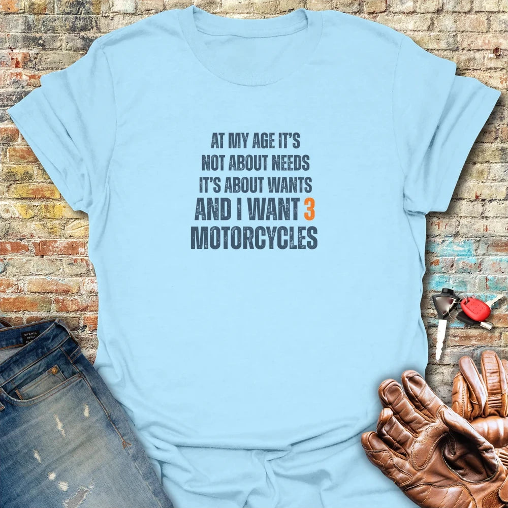 Needs T-Shirt - Light Blue