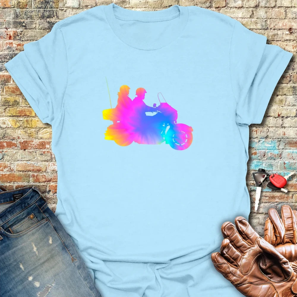 Paint Explosion T-Shirt - Light Blue
