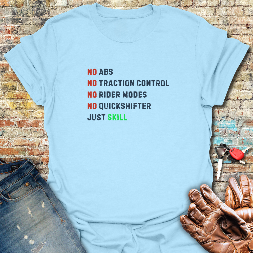 Skill T-Shirt - Light Blue