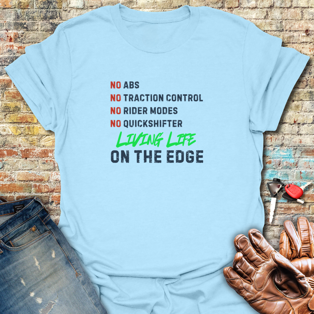 On The Edge T-Shirt - Light Blue