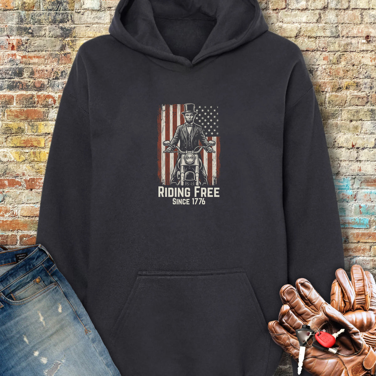 Lincoln 1776 Hoodie - Black