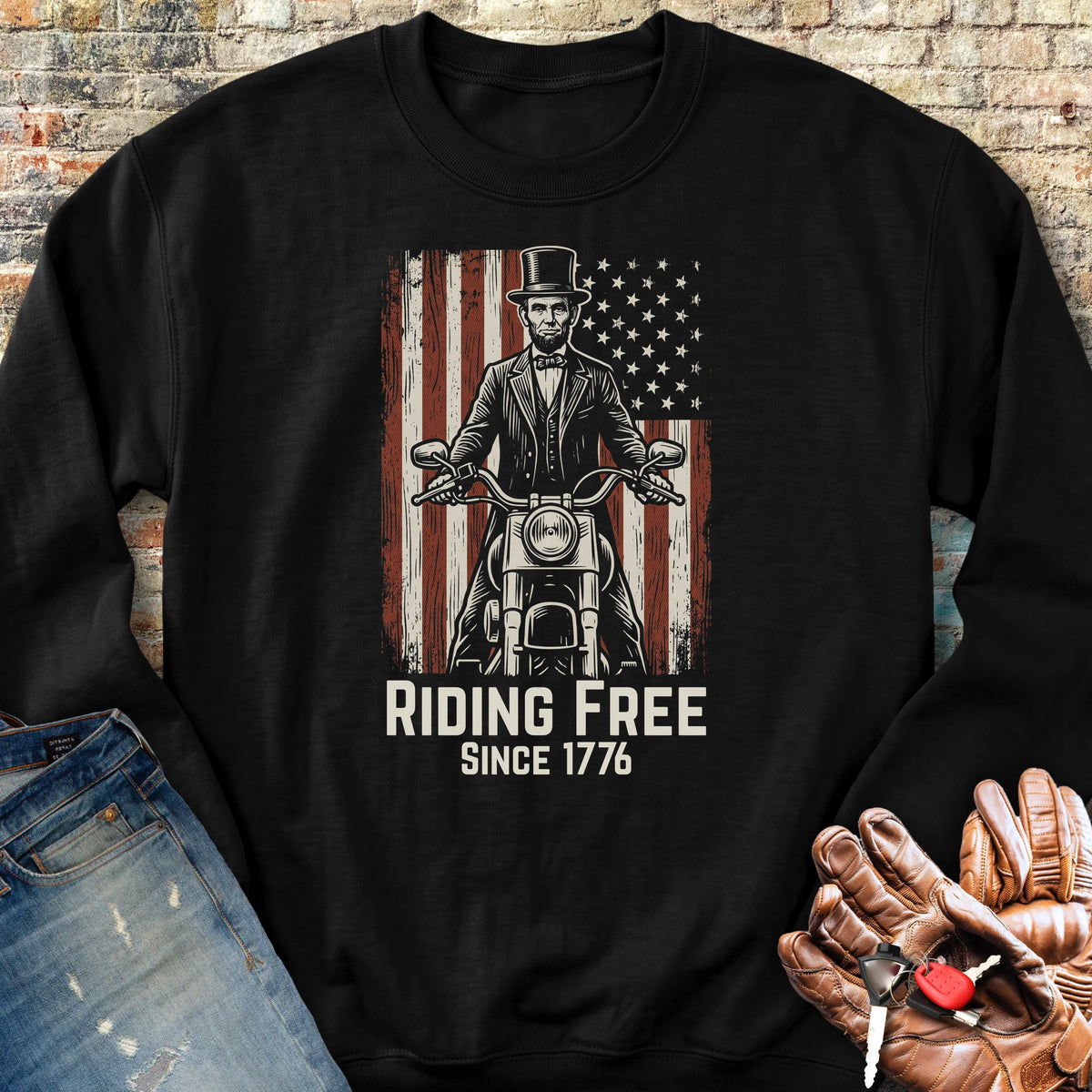 Lincoln 1776 Sweatshirt - Black