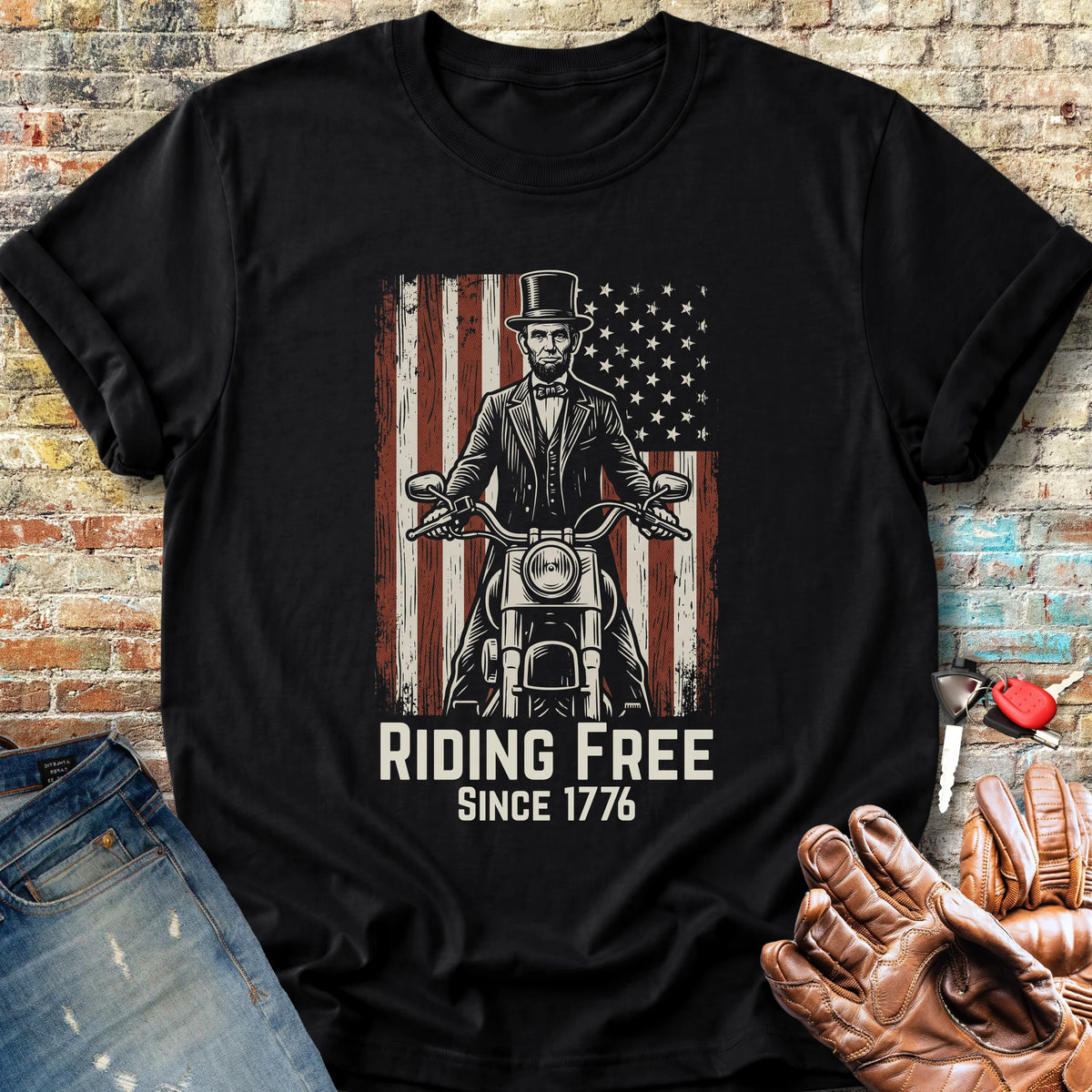 Lincoln 1776 Classic T-Shirt - Black