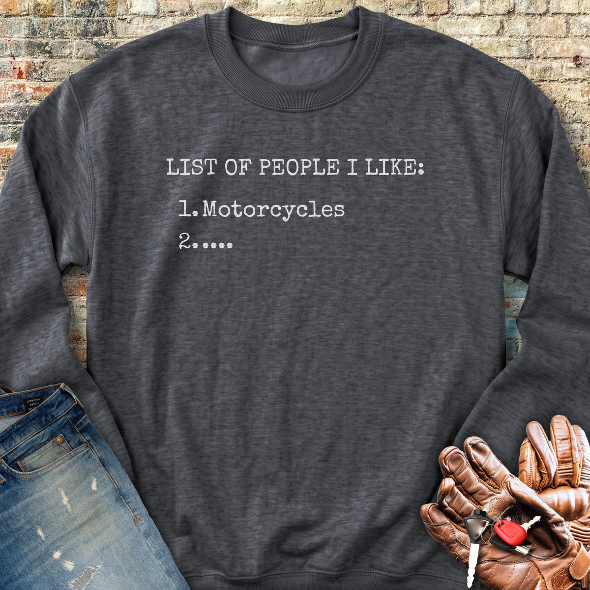 List Sweatshirt - Dark Heather
