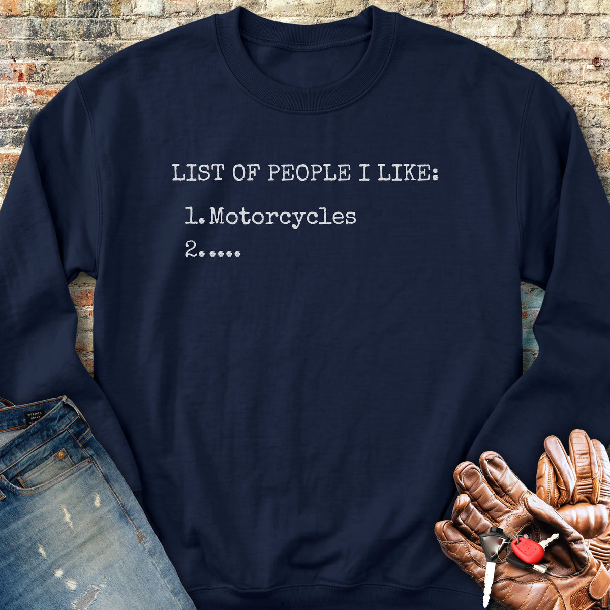 List Sweatshirt - Navy