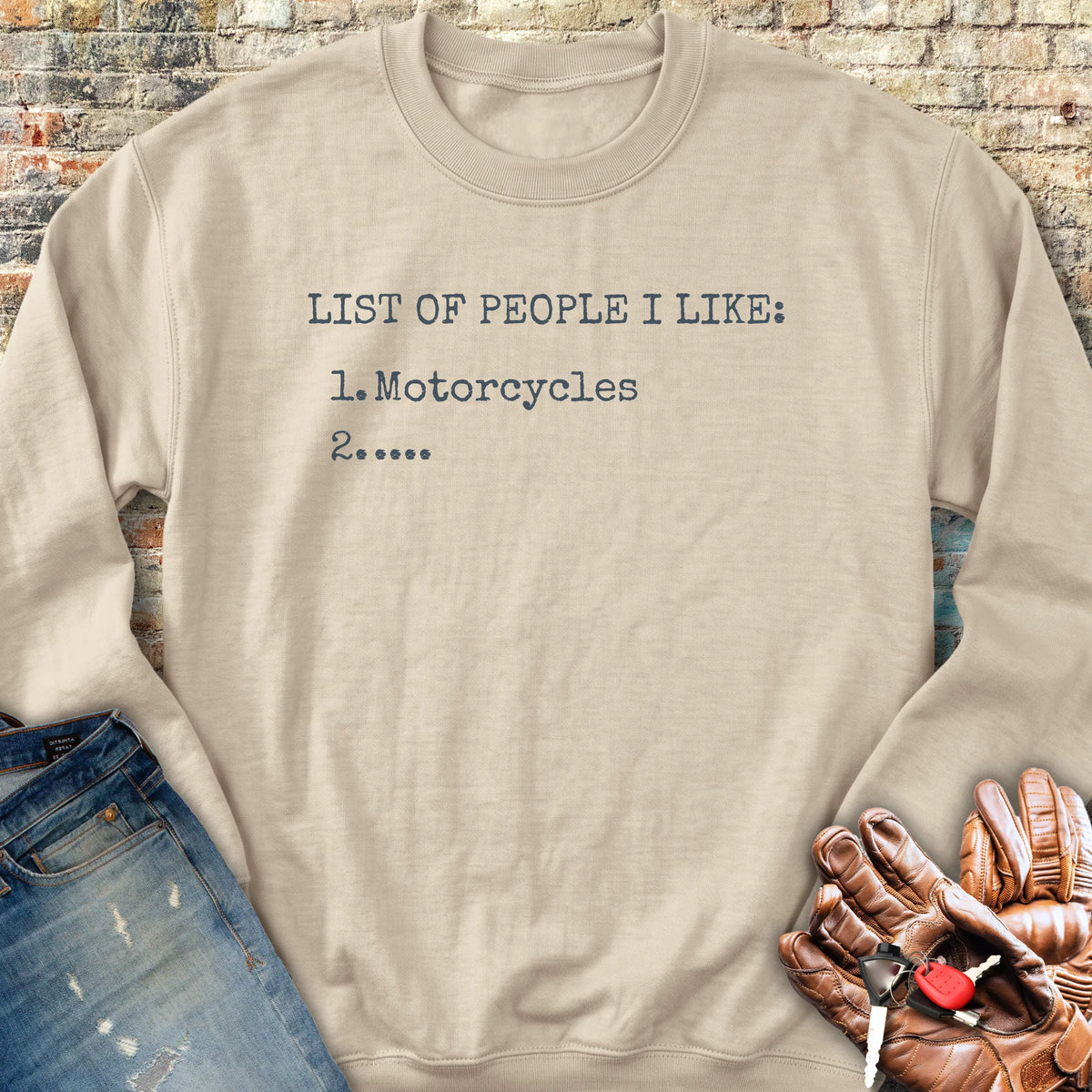 List Sweatshirt - Sand