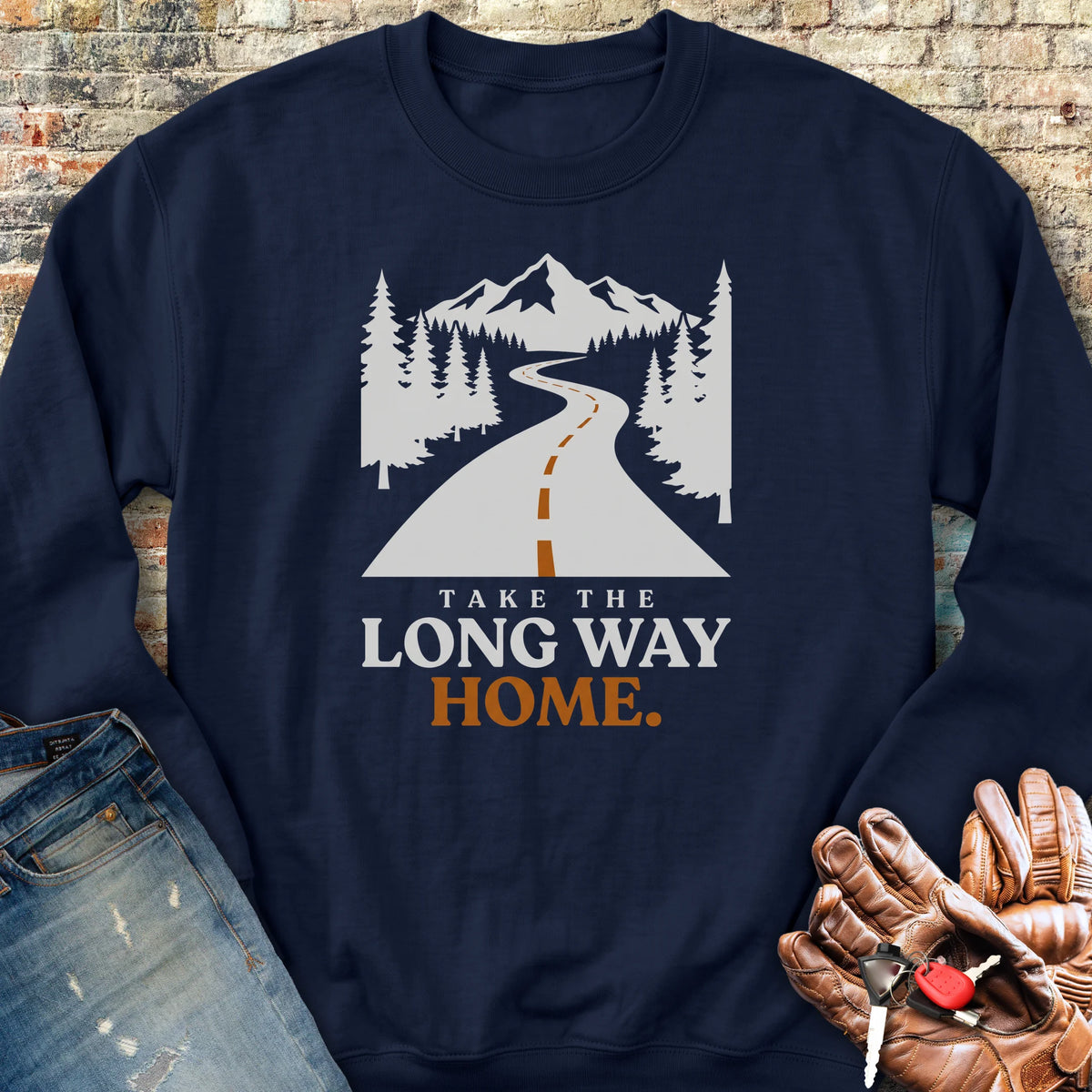 Long Way Home Sweatshirt - Navy
