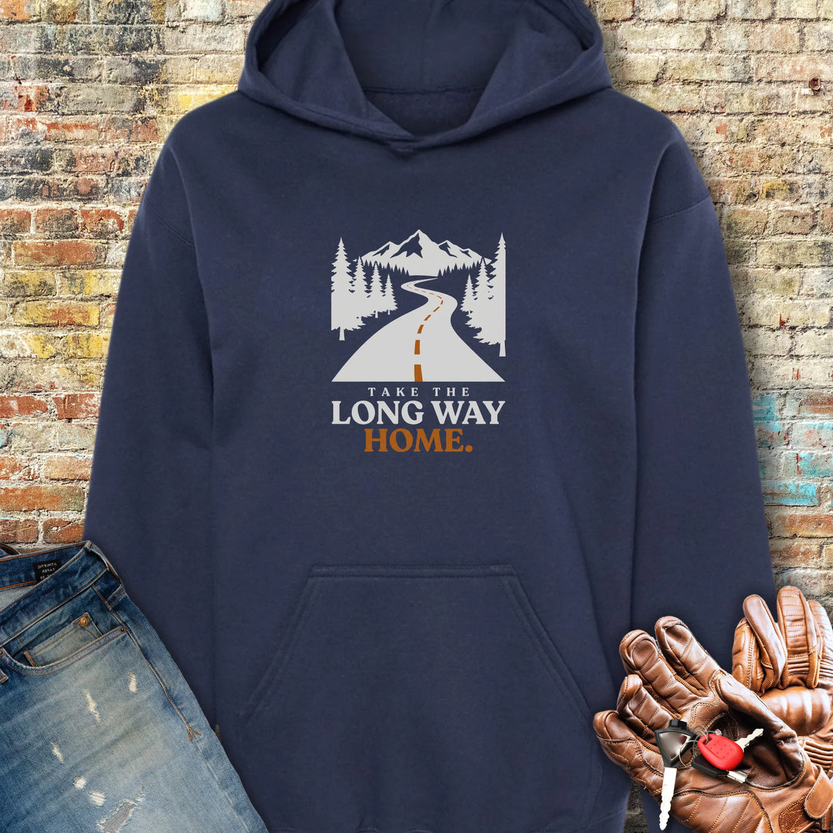 Long Way Home Hoodie - Navy