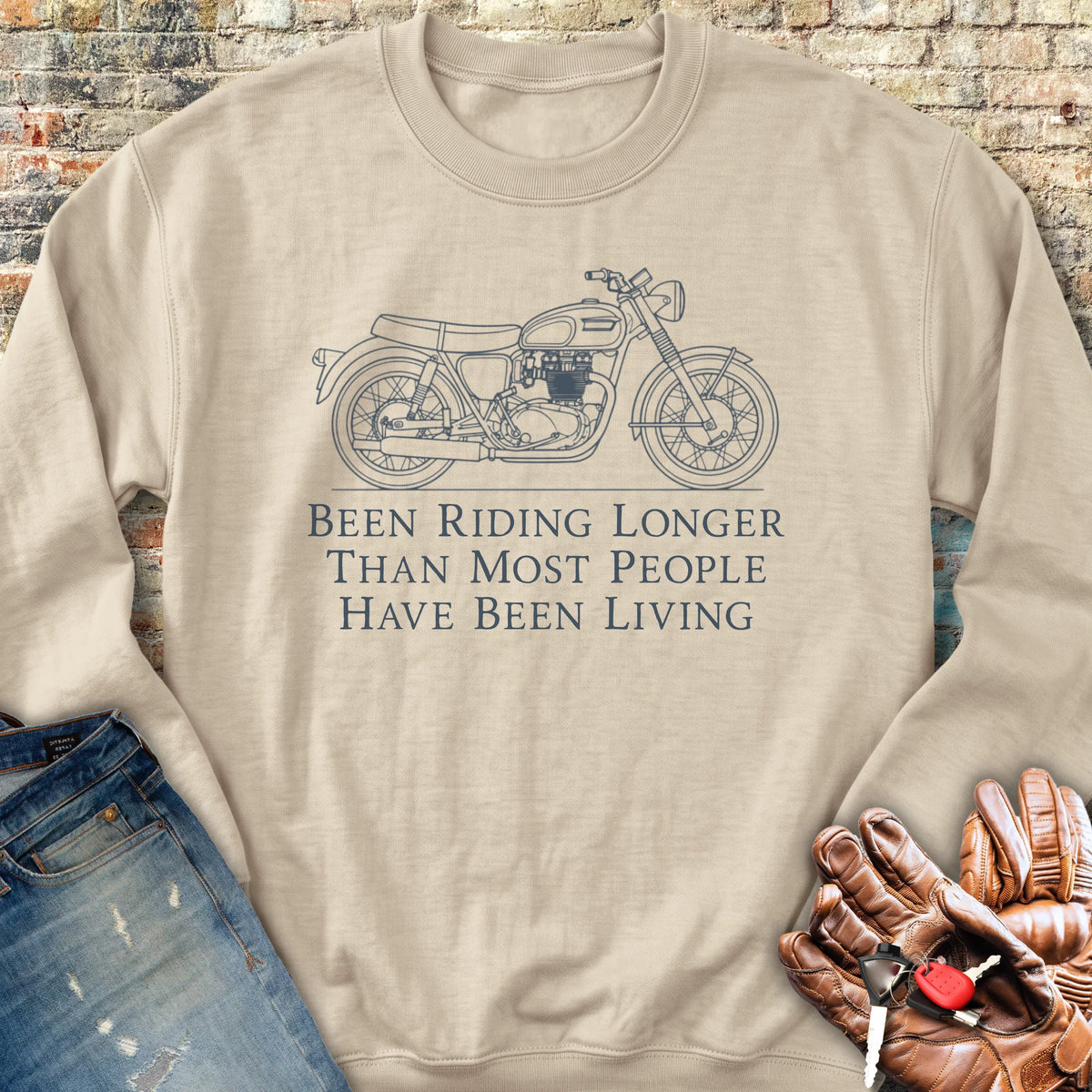 Longer Sweatshirt - Sand