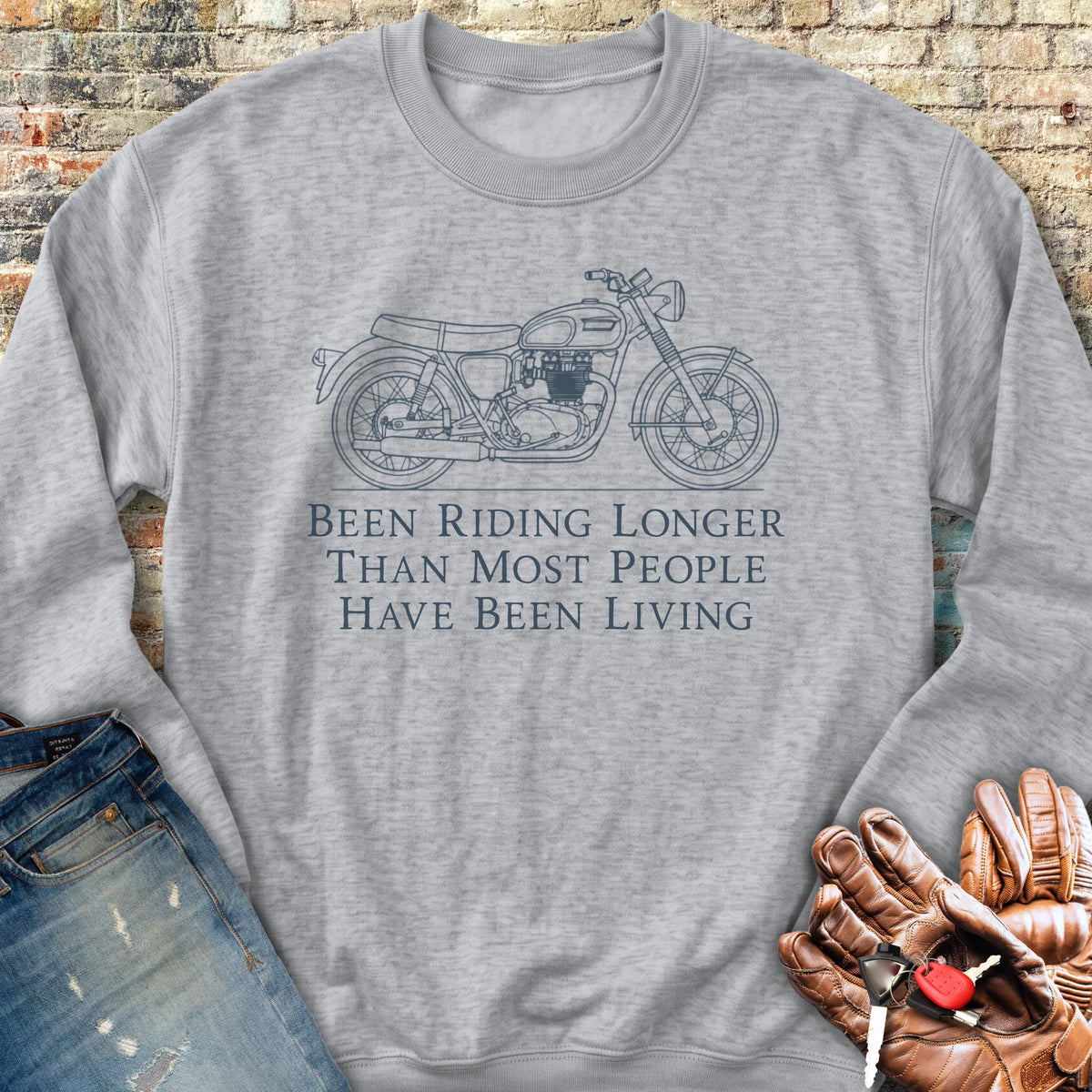 Longer Sweatshirt - Sport Grey