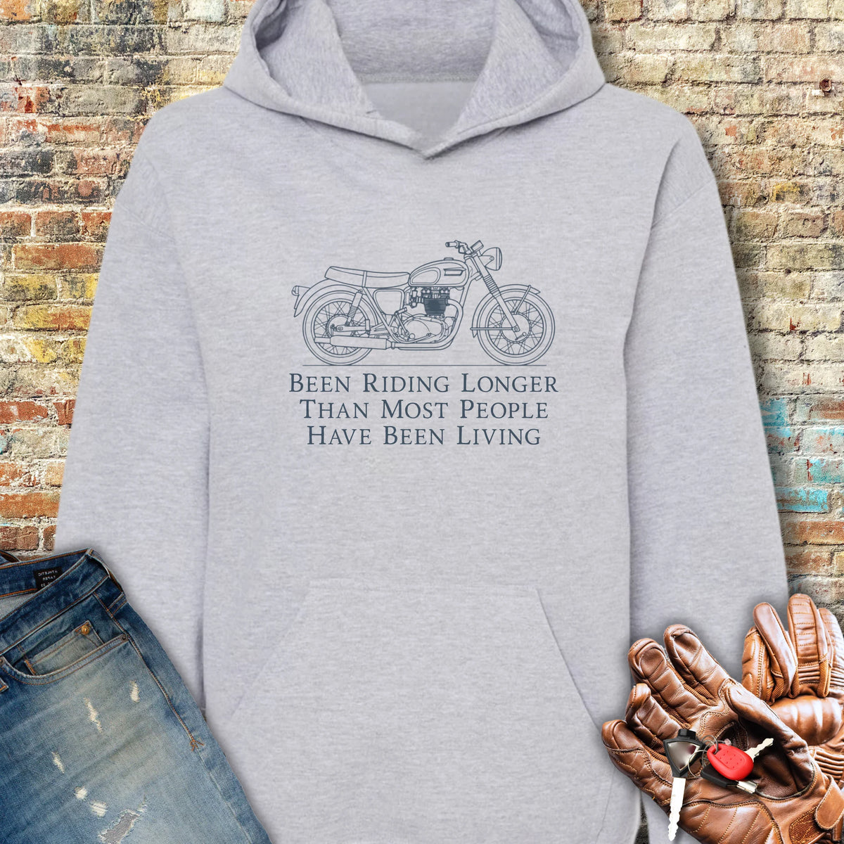 Longer Hoodie - Sport Grey