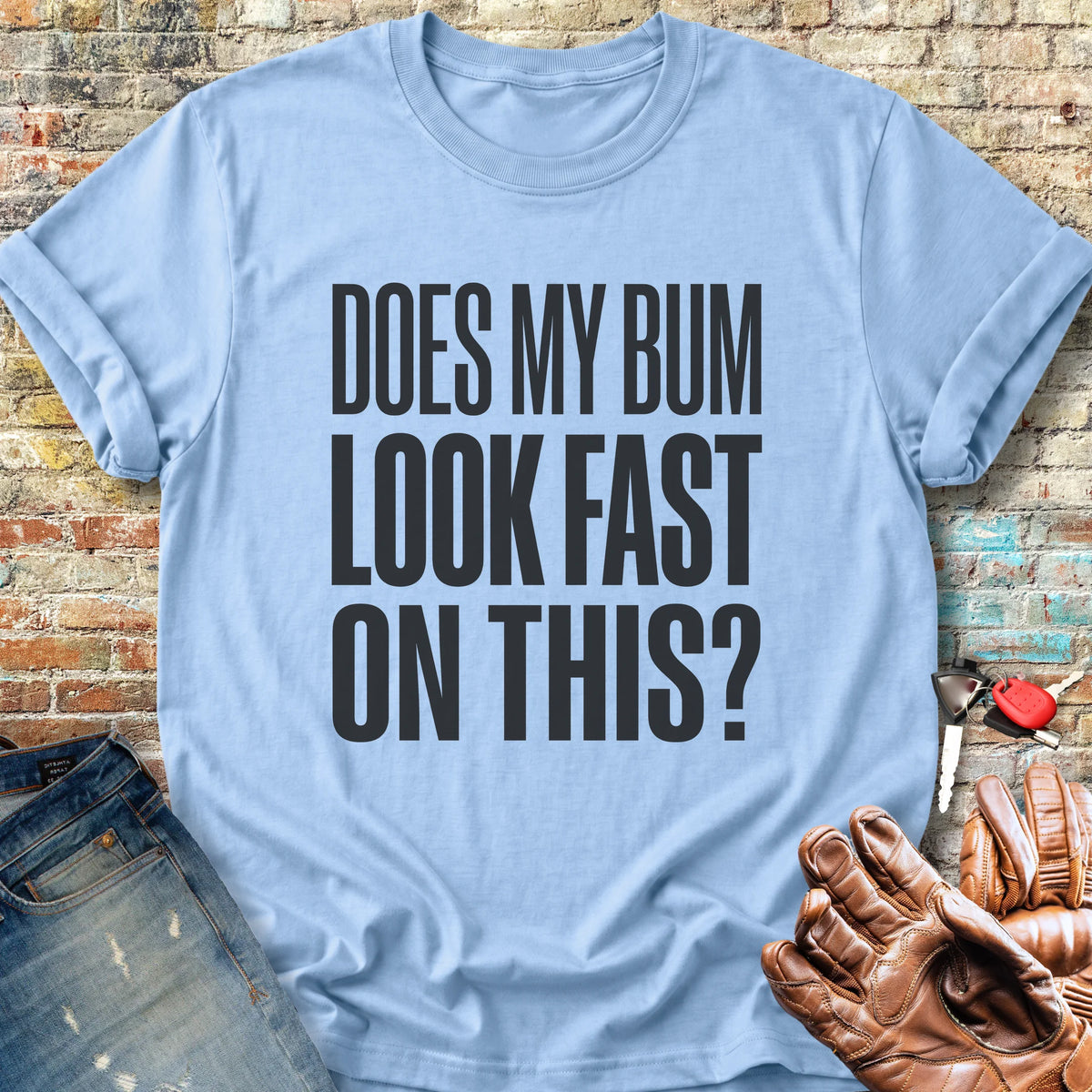 Look Fast Classic T-Shirt - Light Blue