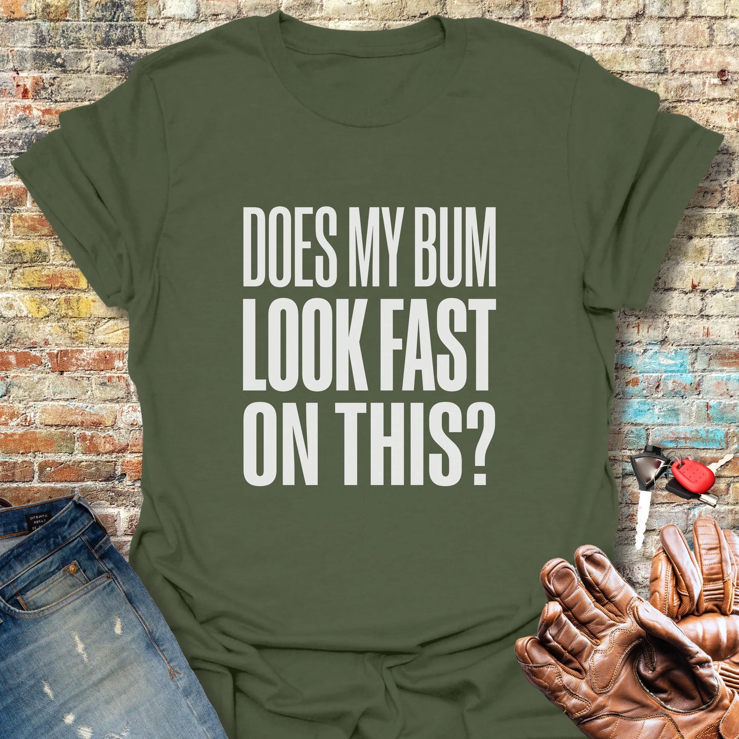 Look Fast T-Shirt - Military Green
