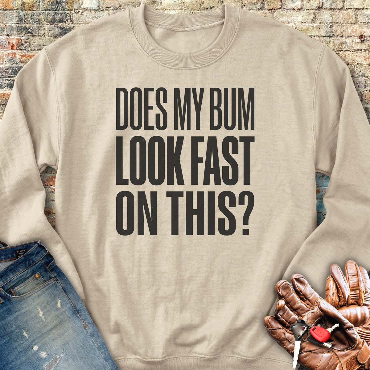 Look Fast Sweatshirt - Sand