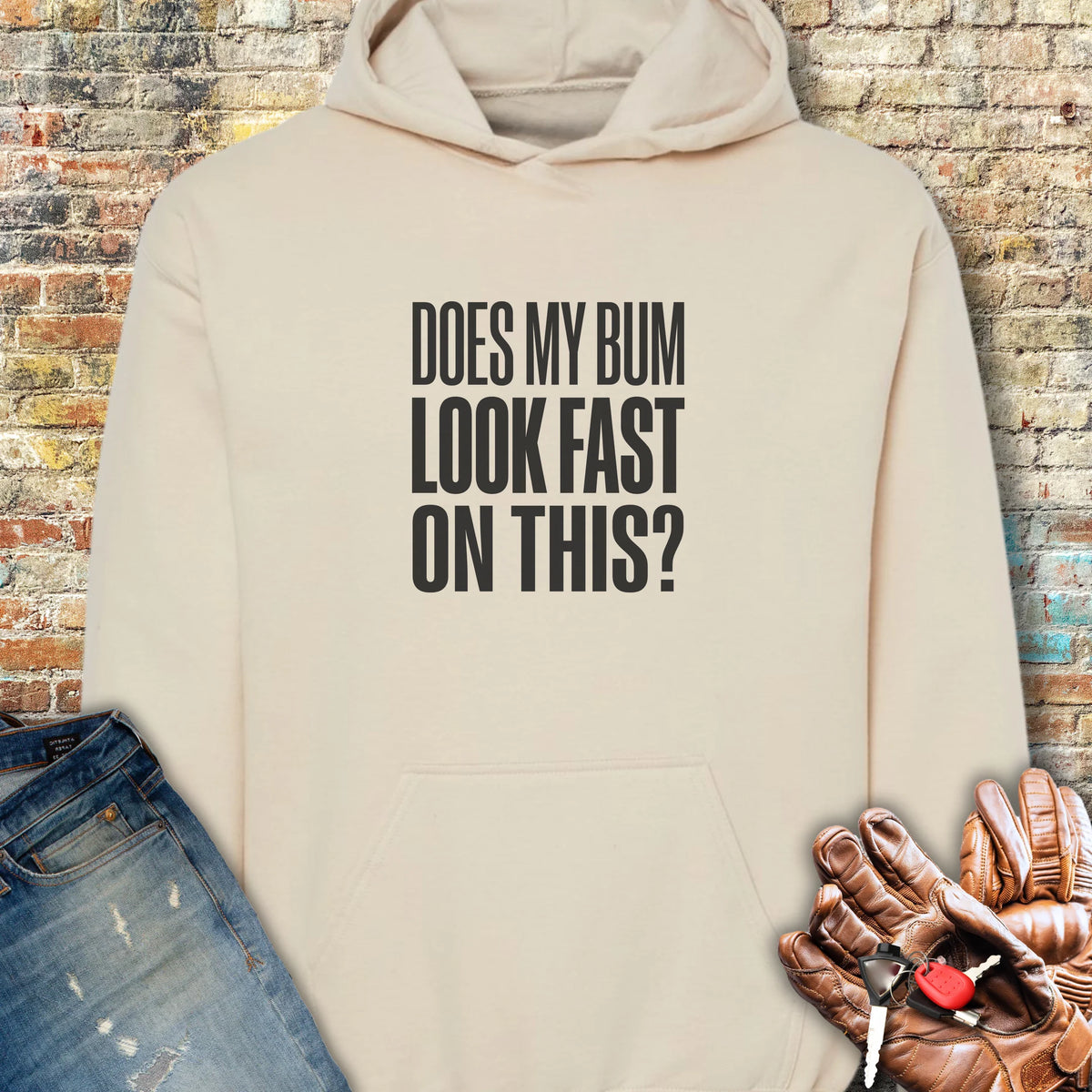 Look Fast Hoodie - Sand