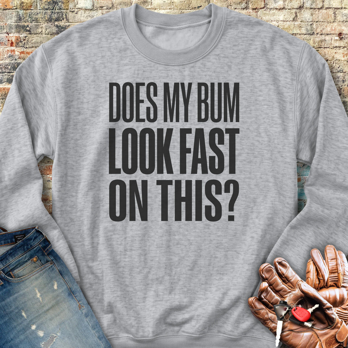 Look Fast Sweatshirt - Sport Grey