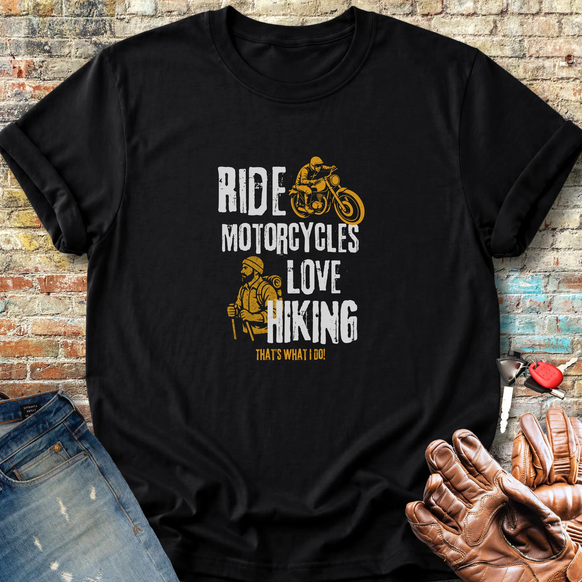 Love Hiking Classic T-Shirt - Black
