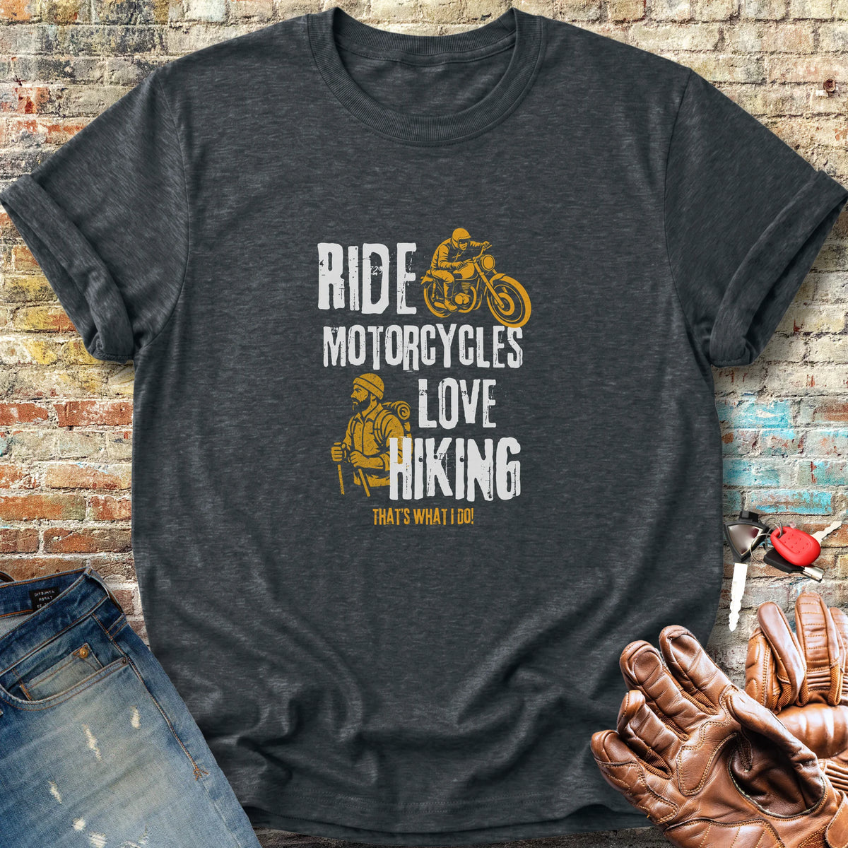 Love Hiking Classic T-Shirt - Dark Heather