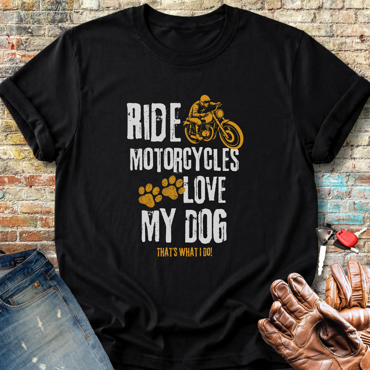Love My Dog Classic T-Shirt - Black