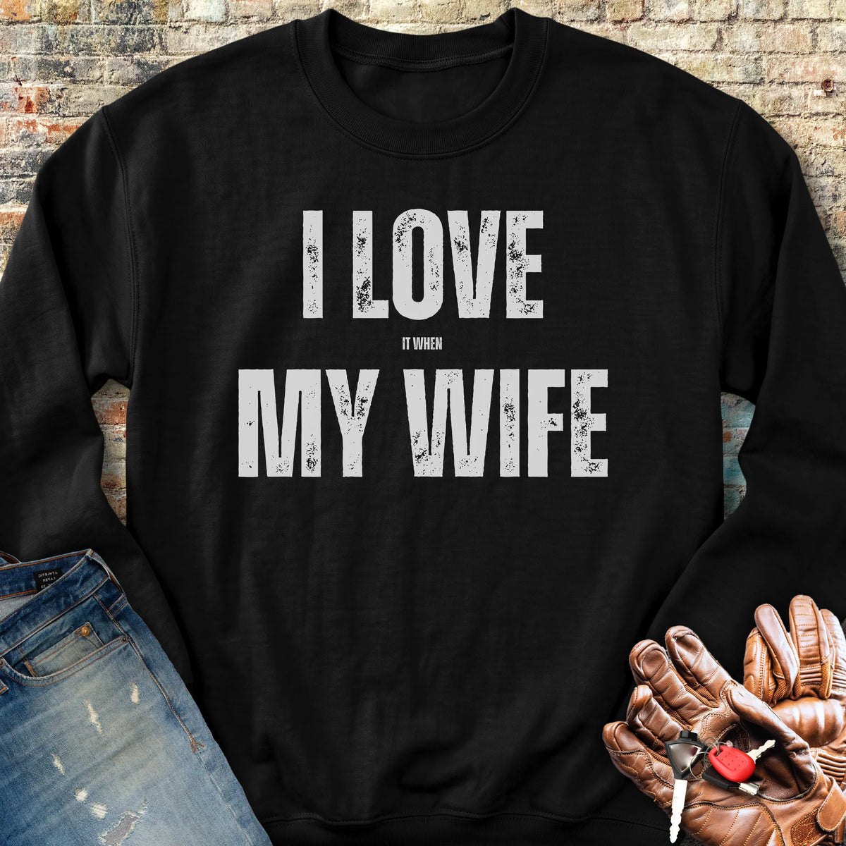 Love My Wife (Tour) Sweatshirt - Black