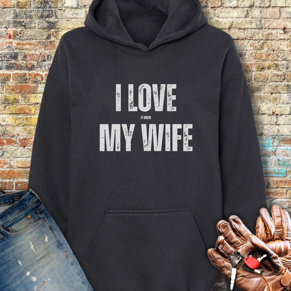 Love My Wife (Tour) Hoodie - Black