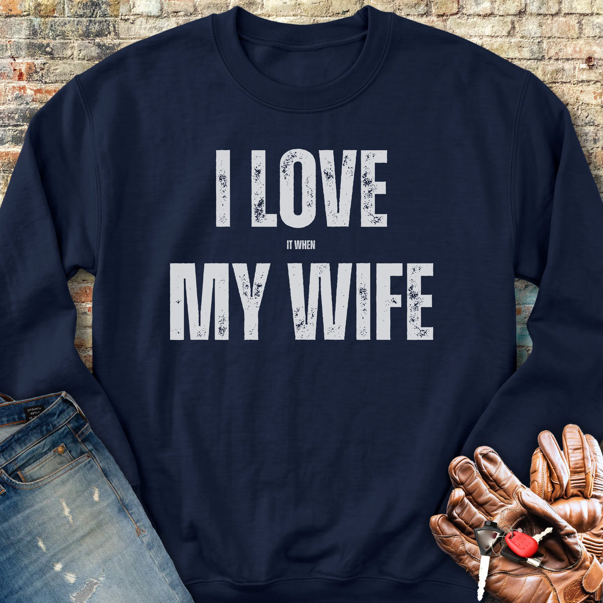 Love My Wife (Tour) Sweatshirt - Navy