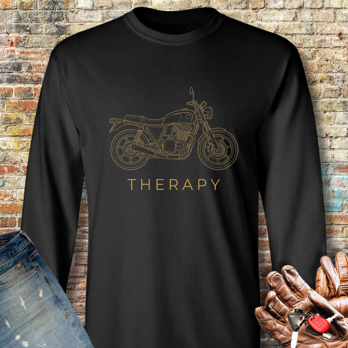 Machine Therapy Long Sleeve T-Shirt - Black